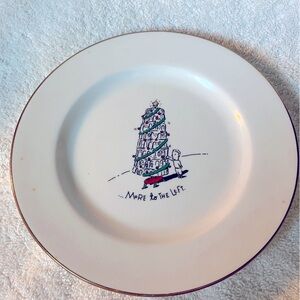 2 Replacement Merry-Masterpieces 8"  Christmas Plates Pisa and Paris
